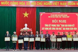 Kbang tổng kết phong trào “Toàn dân đoàn kết xây dựng đời sống văn hóa” giai đoạn 2020-2024