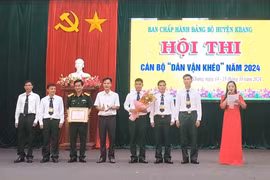 Đảng bộ Quân sự huyện Kbang đạt giải nhất Hội thi cán bộ dân vận khéo