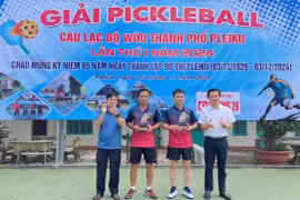 Pleiku: 24 vận động viên tham gia giải Pickleball Câu lạc bộ Wừu