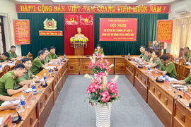 Sơ kết Đề án thành lập đơn vị Cảnh sát cơ động dự bị chiến đấu