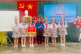 30 học sinh tham gia Hội thi Tuyên truyền măng non huyện Kbang năm 2024