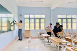 Trường học vùng biên Gia Lai chủ động chuẩn bị cho năm học mới