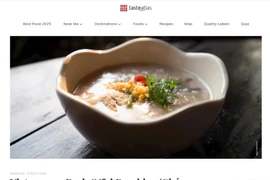 Cháo lòng lợn Việt Nam lọt top món cháo ngon nhất châu Á