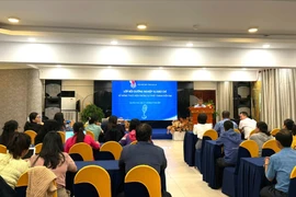Quang cảnh lớp bồi dưỡng nghiệp vụ báo chí. Ảnh: Lệ Hằng
