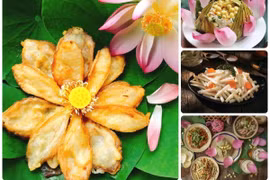 Lễ hội Ẩm thực chay 2025 sẽ xác lập kỷ lục Việt Nam với 200 món chay từ sen. Ảnh: VietKings