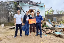 Hội Xây dựng tỉnh Gia Lai hỗ trợ 14 hộ dân sập nhà hoàn toàn dựng lại nhà sau thiên tai