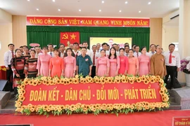 Ủy ban MTTQ xã Ân Tường khóa I, nhiệm kỳ 2025-2030 ra mắt Đại hội. Ảnh: N.H
