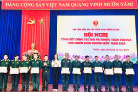Pleiku: Khen thưởng 13 tập thể và 89 cá nhân xuất sắc trong phong trào “Cựu chiến binh gương mẫu”