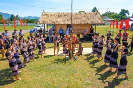 Di sản văn hóa truyền thống của đồng bào H’re được bảo tồn, phát huy giá trị. Ảnh: Ngọc Nhuận