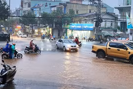 Khu vực phía Tây tỉnh dự báo có mưa rào và giông, cục bộ có nơi mưa to từ ngày 24 đến sáng 26-10. Ảnh: M.T