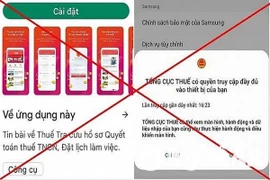 Ứng dụng cài đặt giả để lừa đảo doanh nghiệp và người dân. 