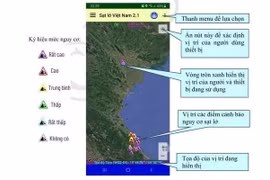 App “Sạt lở Việt Nam” cung cấp thông tin cảnh báo sạt lở, lũ quét theo thời gian thực.