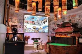 Một góc không gian trưng bày của Nhà Triển lãm Việt Nam tại EXPO 2025 Osaka. Ảnh: Bộ VH-TT và DL