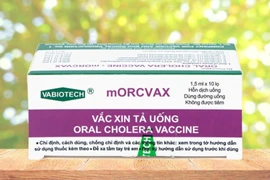 Vắc xin tả mORCVAX là 1 trong 5 vắc xin, sinh phẩm được gia hạn giấy đăng ký lưu hành tại Việt Nam. Ảnh: NTLC