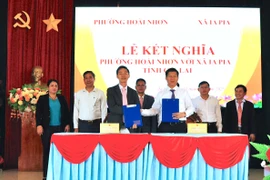 Phường Hoài Nhơn kết nghĩa với xã Ia Pia.