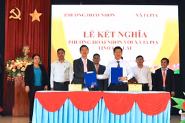 Phường Hoài Nhơn kết nghĩa với xã Ia Pia.