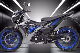 Satria F150 2025 phiên bản mới của Suzuki trình làng vào tháng 4-2025 có giá từ 53,49 triệu đồng