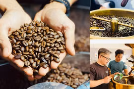 Rang mộc là hình thức chế biến mà các roaster dùng để giữ hương vị nguyên bản, đặc trưng của dòng cà phê Robusta. Ảnh: T.D