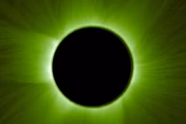 Vành nhật hoa Mặt Trời được quan sát bởi ASPIICS của Proba-3. (Nguồn: ESA)