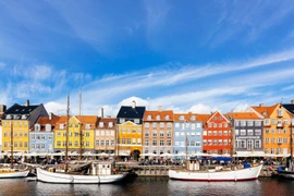 Con phố ven kênh đầy màu sắc của Copenhagen. (Ảnh: Nationalgeographic.com)