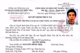 Gia Lai: Truy nã cấp độ nguy hiểm đối với bị can Nguyễn Đình Thọ về tội trộm cắp tài sản