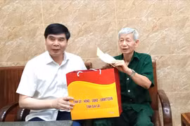 Phó Chủ tịch UBND tỉnh Lâm Hải Giang tặng quà tri ân các gia đình chính sách ở phường Quy Nhơn Tây