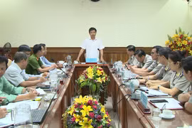 Quang cảnh buổi làm việc. Ảnh: Bảo Long