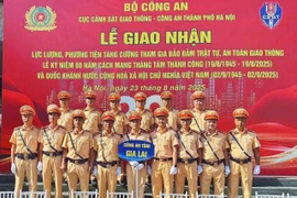 Gia Lai có 15 cán bộ, chiến sĩ Cảnh sát Giao thông được tăng cường bảo vệ lễ A80