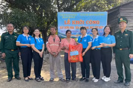 Hội LHPN TP. Pleiku khởi công xây nhà tình thương cho hộ nghèo tại xã Ia Mơr