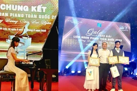 Em Nguyễn Trần Thảo Nguyên giành giải A hệ bán chuyên nghiệp tại Liên hoan Piano toàn quốc 2025 ở Đắk Lắk.