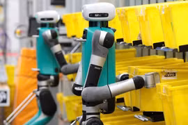 Amazon thử nghiệm robot hình người trong dịch vụ giao hàng