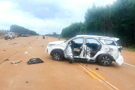 Gia Lai: 2 xe ô tô va chạm khiến 1 người tử vong