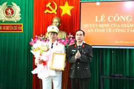 Trung tá Cao Cự Thông giữ chức Phó Trưởng Công an huyện Chư Păh