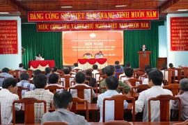 Phó Trưởng Đoàn chuyên trách Đoàn Đại biểu Quốc hội tỉnh Gia Lai Lý Tiết Hạnh tiếp xúc cử tri xã An Lão