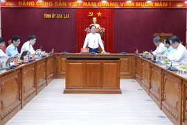 Quang cảnh buổi làm việc.