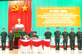 Bộ Chỉ huy Quân sự tỉnh Gia Lai phát động đợt thi đua cao điểm chào mừng các ngày lễ lớn và sự kiện chính trị trọng đại