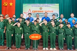 Gia Lai: Gần 70 thanh thiếu nhi tham gia “Học kỳ trong quân đội” năm 2025