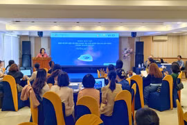 Quang cảnh khóa đào tạo “Bảo vệ dữ liệu và Ứng dụng trí tuệ nhân tạo an toàn trong doanh nghiệp”.