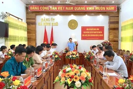 Phó Bí thư Tỉnh ủy Gia Lai Nguyễn Ngọc Lương kiểm tra tình hình hoạt động tại 2 xã Tây Sơn, Bình Khê