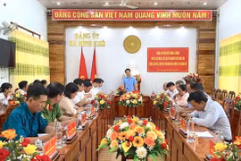 Phó Bí thư Tỉnh ủy Gia Lai Nguyễn Ngọc Lương kiểm tra tình hình hoạt động tại 2 xã Tây Sơn, Bình Khê