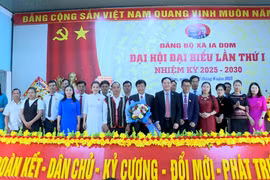 Xây dựng xã biên giới Ia Dom vững mạnh toàn diện