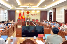 Quang cảnh buổi làm việc. Ảnh: Vũ Thảo