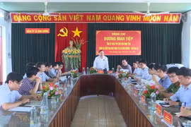 Toàn cảnh buổi làm việc tại xã Bình Dương