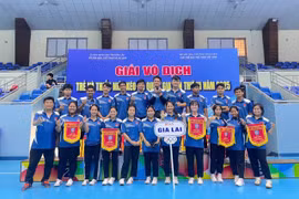 Gia Lai giành 14 huy chương ở giải trẻ quốc gia môn kéo co