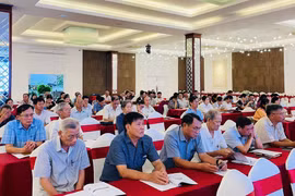 Các đại biểu tham dự Hội nghị tập huấn phổ biến, triển khai Luật Phòng, chống mua bán người năm 2024 và các quy định pháp luật hình sự về tội mua bán người. Ảnh: A.H