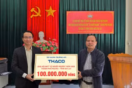 Thaco Auto Gia Lai hỗ trợ 170 triệu đồng cho hoạt động an sinh xã hội tại Pleiku