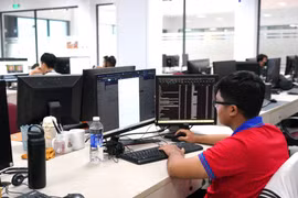 Kỹ sư công nghệ thông tin làm việc tại Khu đô thị Khoa học và Giáo dục Quy Hòa (phường Quy Nhơn Nam). Ảnh: N.Q