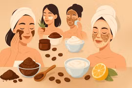 Bí quyết dưỡng da sáng mịn từ cà phê