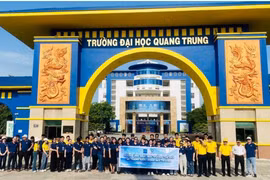 Trường Đại học Quang Trung công bố điểm chuẩn 11 ngành học