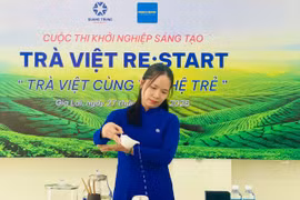 Ấn tượng từ cuộc thi khởi nghiệp về trà Việt.